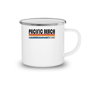 Vintage 1980S Style Pacific Beach Ca Camping Mug | Mazezy