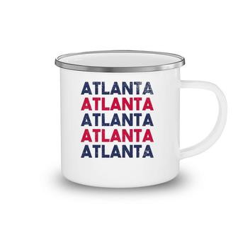 Vintage Atlanta 80S Retro Style Camping Mug | Mazezy