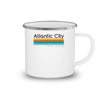 Vintage Atlantic City Nj Retro Design Camping Mug | Mazezy