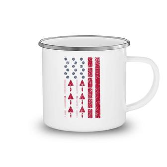 Vintage Masonryamerican Pride Flag Gift Idea Camping Mug | Mazezy