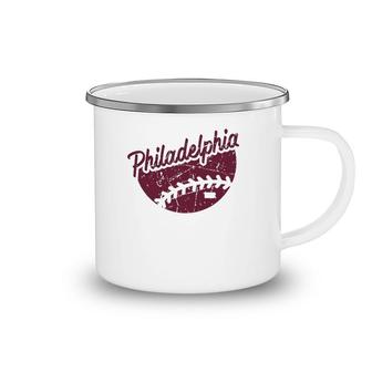 Vintage Philadelphia Baseball Philly Retro Fan Weathered Camping Mug | Mazezy