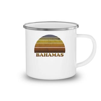 Vintage Retro Bahamas  Camping Mug