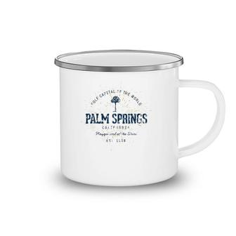 Vintage Retro Style Palm Springs Camping Mug | Mazezy