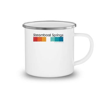 Vintage Steamboat Springs Colorado Co Retro Design Camping Mug | Mazezy