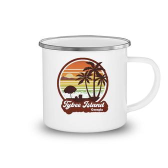 Vintage Tybee Island Georgia Ga Retro 80S Summer Vacation Camping Mug | Mazezy