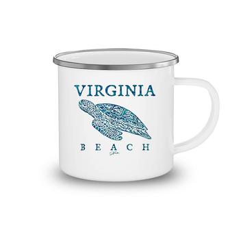 Virginia Beach Sea Turtle Camping Mug | Mazezy