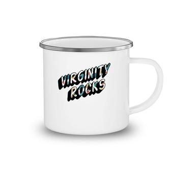 Virginity Mens & Womens Rocks Original Trendy Summer Pattern Camping Mug | Mazezy