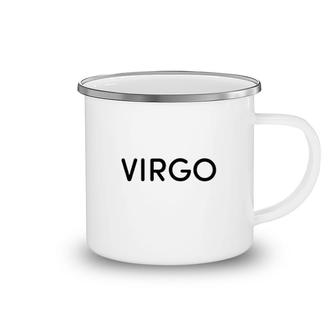 Virgo Zodiac Sign Camping Mug | Mazezy