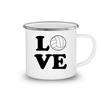 Volleyball Love Team Player Camping Mug