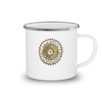 We Live By The Sun Camping Mug | Mazezy