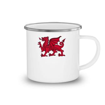 Welsh Red Dragon Flag Of Wales Tank Top Camping Mug | Mazezy