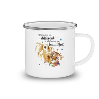 What Makes You Different Lion Mom Autism Child Awareness Camping Mug | Mazezy