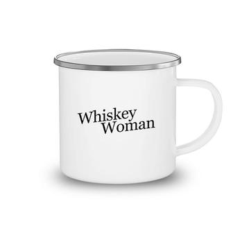 Whiskey Woman Camping Mug | Mazezy