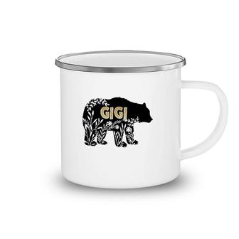 Women Gift For Grandmother Gigi Bear Camping Mug | Mazezy