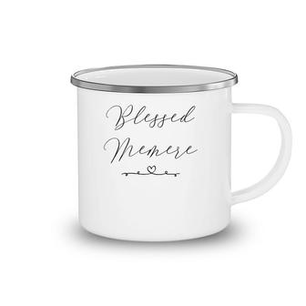 Womens Blessed Memere French Grandmother Camping Mug | Mazezy