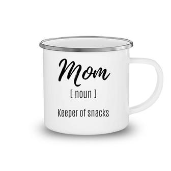 Womens Funny Mother's Day Mom Life Short Sleeve Graphic Tee Camping Mug | Mazezy