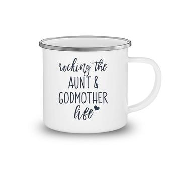 Womens Gag Aunt And Godmother Gift From Godchild Goddaughter Godson Camping Mug | Mazezy