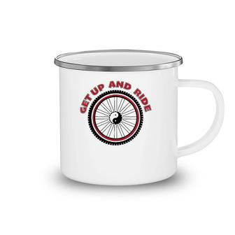 Womens Get Up And Ride The Gap And C&O Canal Book Camping Mug | Mazezy