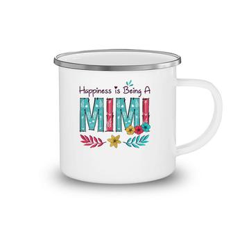 Womens Happiness Is Being A Mimi Mother's Day Gift Grandma Camping Mug | Mazezy