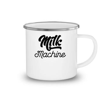 Womens Humorous Milk Machine Funny Pregnancy Gifts For Her Mom Camping Mug | Mazezy