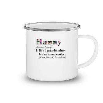 Womens Hunny Like Grandmother But So Much Cooler White Camping Mug | Mazezy