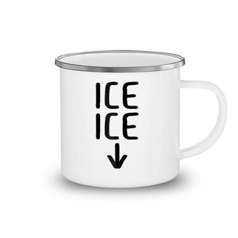 Womens Ice Twice Cute Pregnancy Expecting Baby Camping Mug | Mazezy