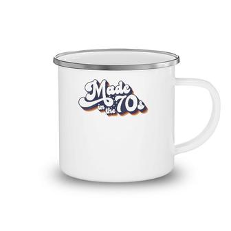 Womens Made In The 70'S Costume Born 1970'S Halloween Retro Vintage Camping Mug | Mazezy