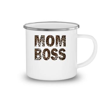 Womens Mom Boss Best Gift For Mom Camping Mug | Mazezy