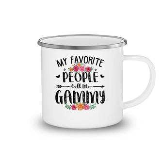 Womens My Favorite People Call Me Gammy Tee Mother's Day Gift Camping Mug | Mazezy