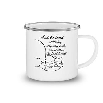 Womens Proud Mother Of A Boy Mom Gift From Boyson Elephant Saying Camping Mug | Mazezy