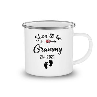 Womens Soon To Be Grammy 2021 Mother's Day For Mom Pregnancy Camping Mug | Mazezy
