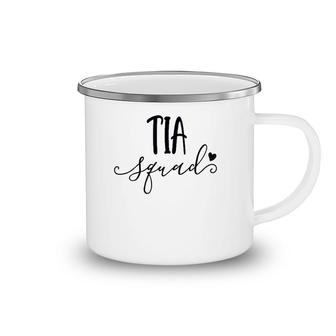 Womens Tia Squad Cute Spanish Aunt Life Mother's Day Gift Camping Mug | Mazezy
