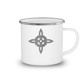 Womens Witches Knot Symbol 4 Elements Wicca Mystic Magic Gothic Camping Mug | Mazezy