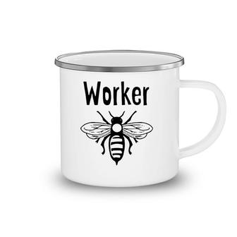 Worker Bee Funny Novelty Beekeeper Beekeeping Gift Camping Mug | Mazezy