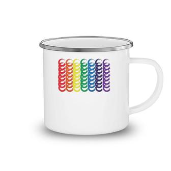 World Gay Pride Equality & Unity Lgbtqia Love Rainbow Flag Camping Mug | Mazezy