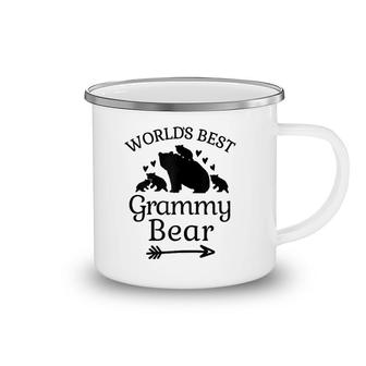 World's Best Grammy Bear Grandma Baby Grandcubs Grandmother Zip Camping Mug | Mazezy