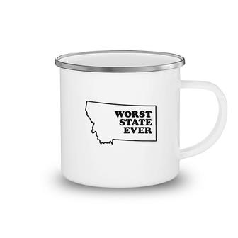 Worst State Ever Camping Mug | Mazezy