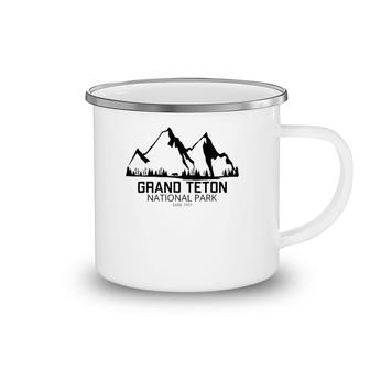 Wyoming National Park Grand Teton National Park Camping Mug | Mazezy