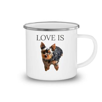 Yorkie Love Yorkshire Terrier Gifts Men Women Camping Mug | Mazezy