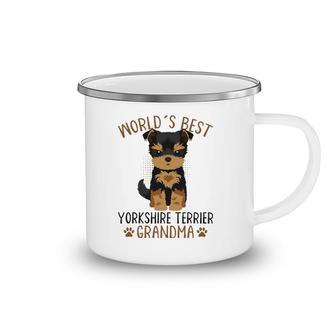 Yorkshire Terrier Grandma Yorkie Grandmother Mother's Day Camping Mug | Mazezy