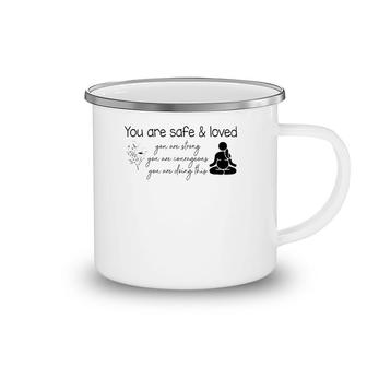You Are Safe & Love Doula Midwife L&D Nurse Childbirth Camping Mug | Mazezy