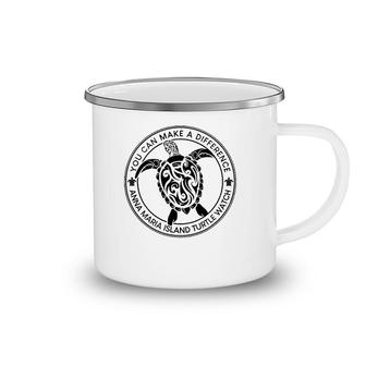 You Can Make A Difference Anna Maria Island Turtle Watch Camping Mug | Mazezy