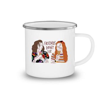 You Eleven And Max Friends Dont Lie Camping Mug | Mazezy