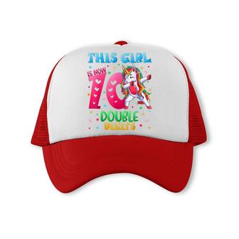 10 Year Old Birthday Gifts This Girl Is Now 10 Double Digits Trucker Cap - Seseable