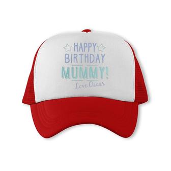 Happy Birthday Mummy Personalised Baby Funny Gift Cute Mothers Day Trucker Cap - Seseable