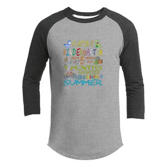 Kids My Last Day Of Kindergarten I Am 5 Years Old And Smart Youth Raglan Shirt - Seseable