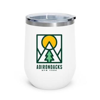 Adirondacks New York Adk Wine Tumbler | Mazezy