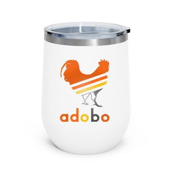 Adobo, Summer Multi-Color Stripes Style - Mother's Day Wine Tumbler | Mazezy CA