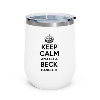 Beck Funny Surname Family Tree Birthday Reunion Gift Idea Wine Tumbler | Mazezy