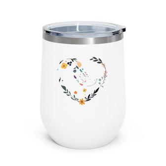 Best Loli Ever Flower Blessed Grandma Mother's Day Cute Wine Tumbler | Mazezy DE